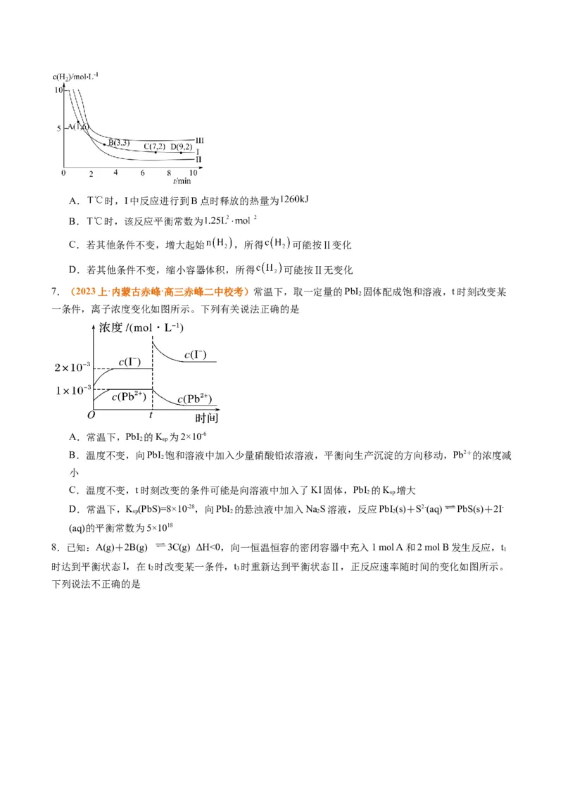 题型12化学平衡图表分析（原卷版）_05高考化学_2024年新高考资料_2.2024二轮复习_2024年高考化学二轮热点题型归纳与变式演练（新高考通用）