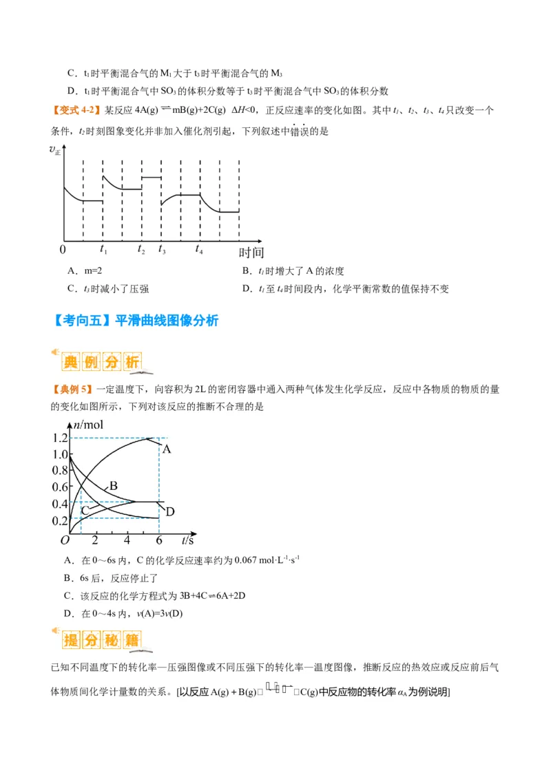 题型12化学平衡图表分析（原卷版）_05高考化学_2024年新高考资料_2.2024二轮复习_2024年高考化学二轮热点题型归纳与变式演练（新高考通用）