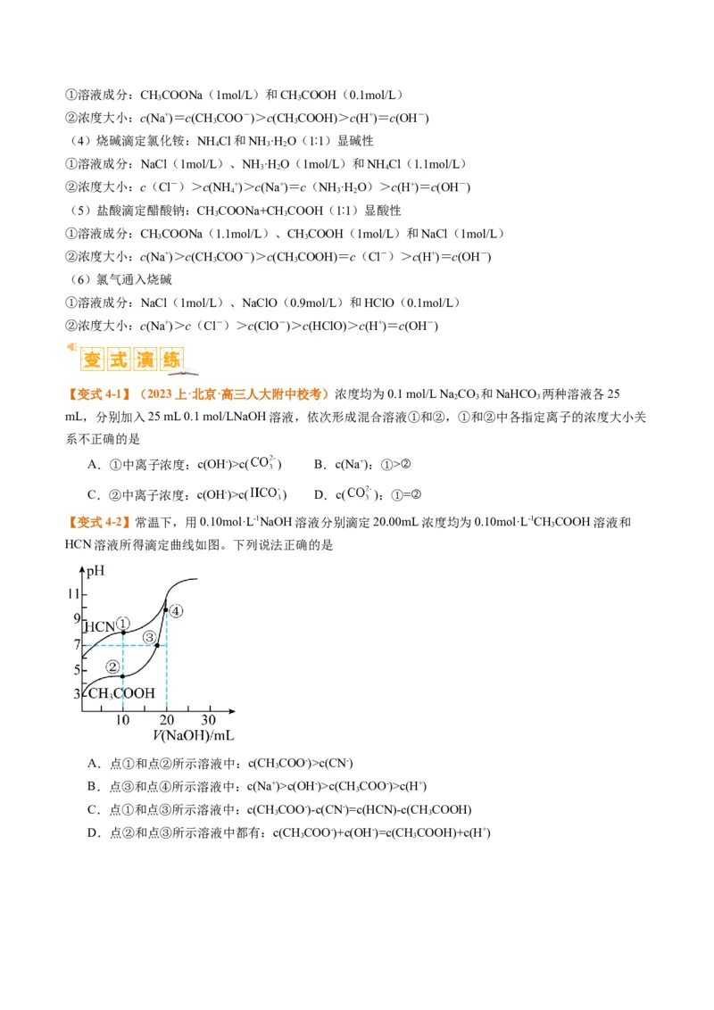 题型14电解质溶液（原卷版）_05高考化学_2024年新高考资料_2.2024二轮复习_2024年高考化学二轮热点题型归纳与变式演练（新高考通用）