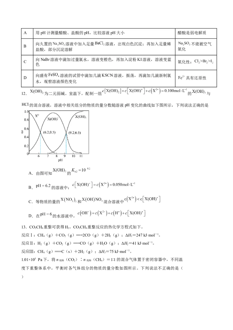 黄金卷06-赢在高考&middot;黄金8卷备战2024年高考化学模拟卷（江苏专用）（考试版）_05高考化学_2024年新高考资料_4.2024高考模拟预测试卷