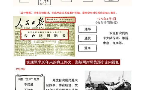 第14课海峡两岸的交往（教学设计）-（部编版）_新八下历史_00、更新资料3月23日_第二套(4)_教学设计