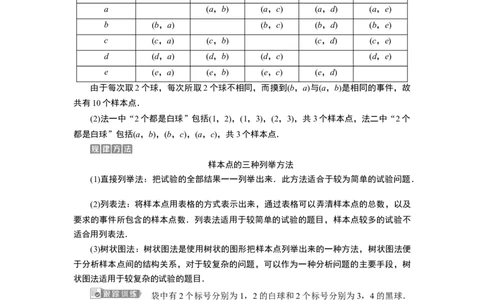 210．1.3　古典概型_化学课件_高中数学必修一二_2020年新改版--高中数学必修2（课件+学案+练习+章末复习）_110．1　随机事件与概率