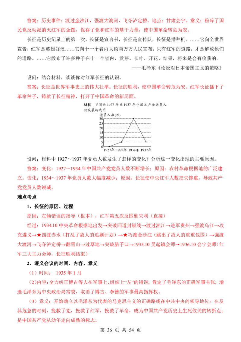 24年人教版八上历史核心内容、重、难点知识总结_24秋《初中各科知识点梳理》_2024秋《名师总结》知识点789年级全科_24秋《名师总结》知识点八年级全科