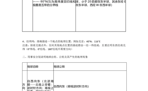 人教版初中地理七年级上册知识点_24秋《初中各科知识点梳理》_初中地理《知识梳理》7-8年级上下册_人教版初中地理7-8年级上下册知识梳理