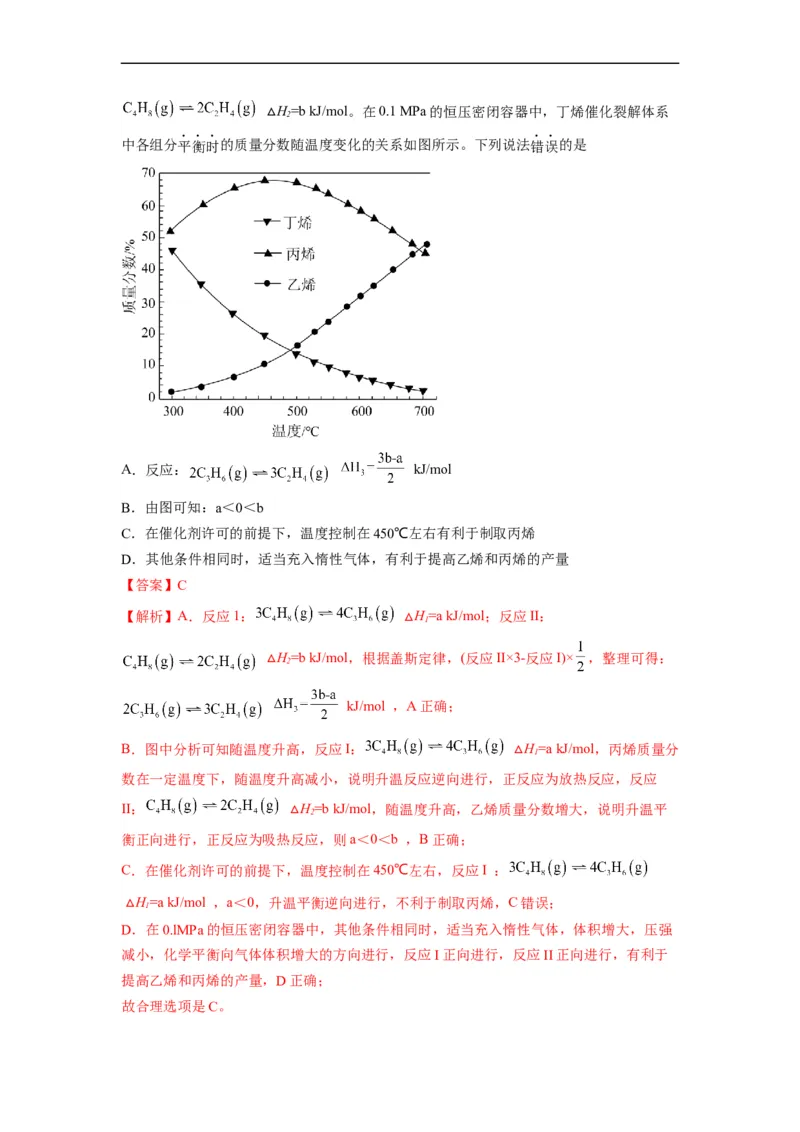 解密06化学反应与能量（分层训练）（解析版）_05高考化学_通用版（老高考）复习资料_2023年复习资料_二轮复习_高频考点解密2023年高考化学二轮复习讲义+分层训练（全国通用）
