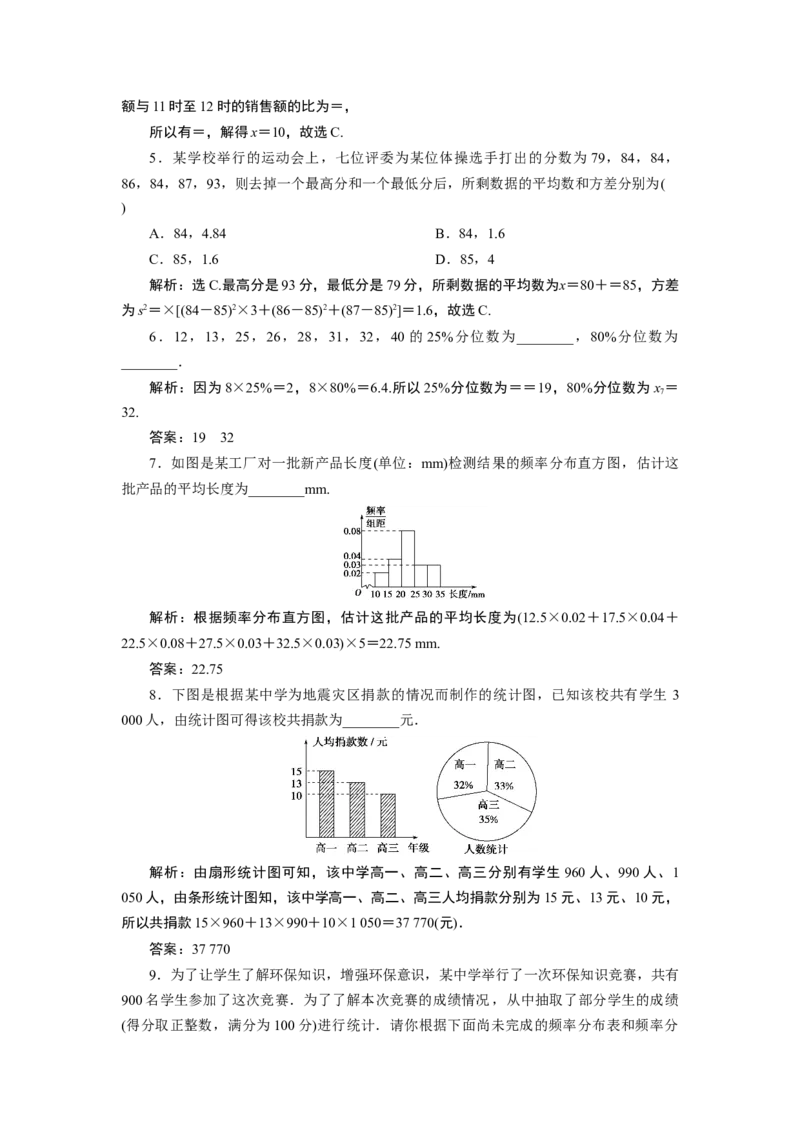 4章末演练轻松闯关_化学课件_高中数学必修一二_2020年新改版--高中数学必修2（课件+学案+练习+章末复习）