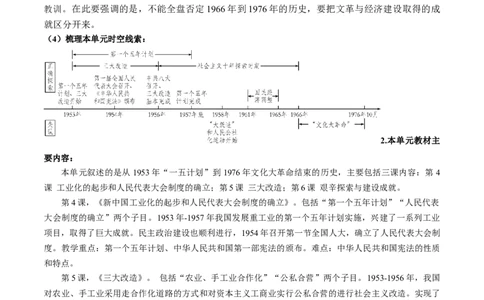 第二单元社会主义制度的建立与社会主义建设的探索（大单元教学设计）-（统编版）_新八下历史_00、更新资料3月23日_第二套(4)_大单元教学课件+教学设计-U40
