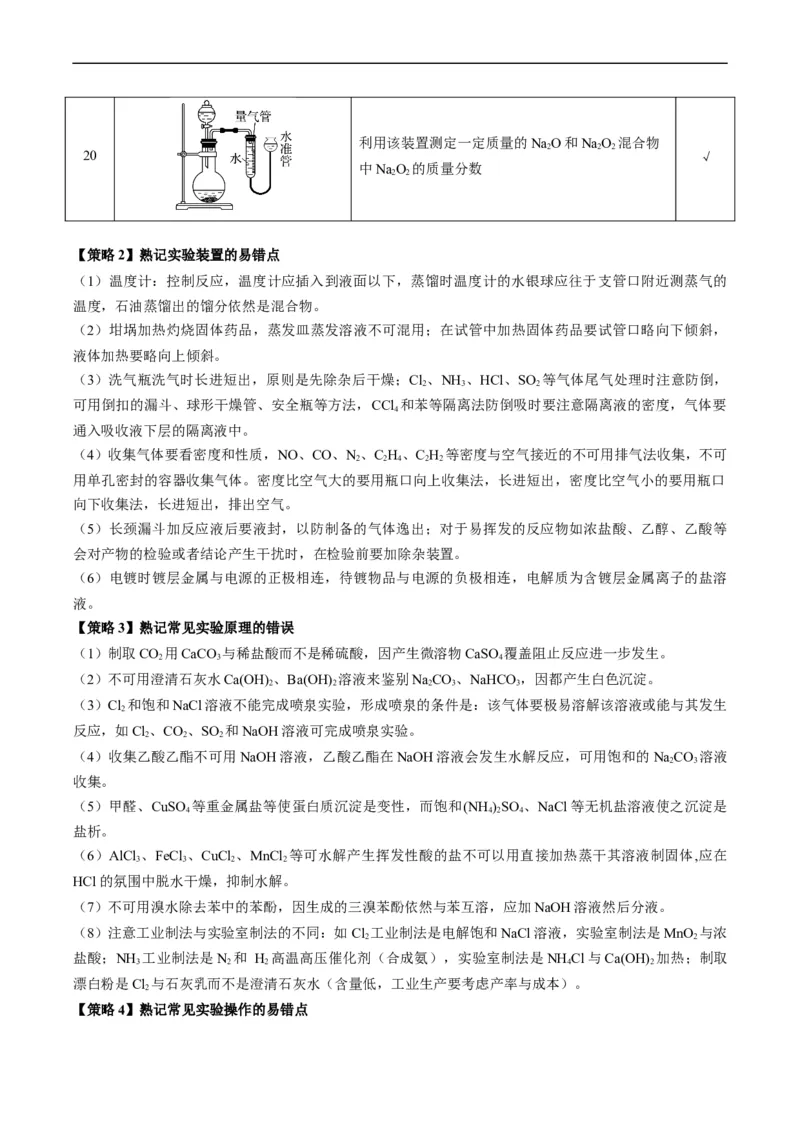 重难点07常见化学实验仪器与基本操作-2024年高考化学热点&middot;重点&middot;难点专练（新高考专用）（原卷版）_05高考化学_新高考复习资料_2024年新高考资料_❤专项复习资料