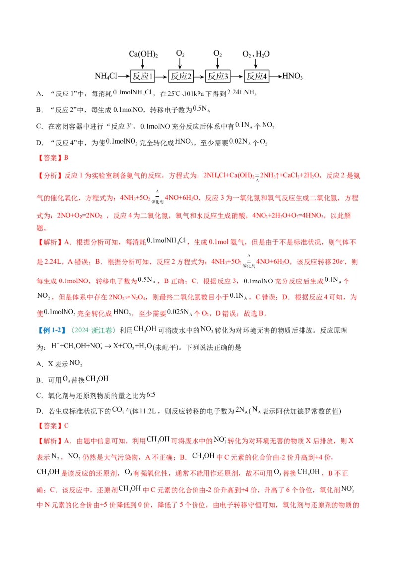 题型06氧化还原反应（解析版）_05高考化学_2025年新高考资料_二轮复习_2025年高考化学二轮热点题型归纳与变式演练（新高考通用）340117718