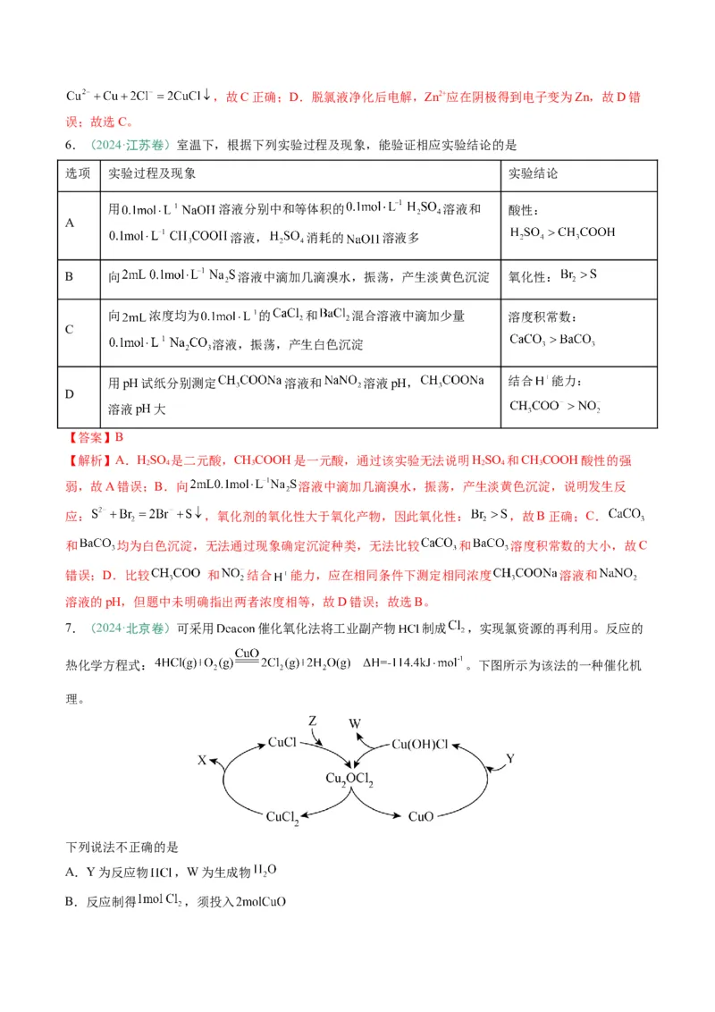题型06氧化还原反应（解析版）_05高考化学_2025年新高考资料_二轮复习_2025年高考化学二轮热点题型归纳与变式演练（新高考通用）340117718