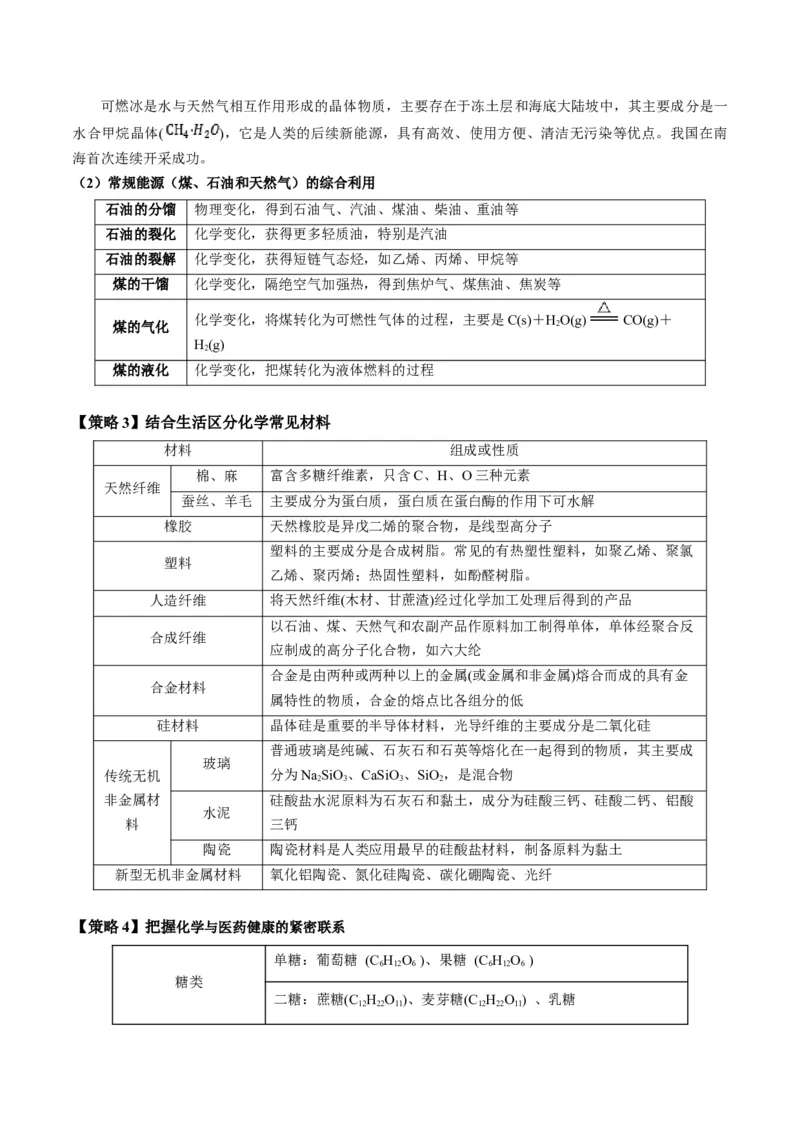 重难点01化学与STSE、化学与传统文化-2024年高考化学热点&middot;重点&middot;难点专练（新高考专用）（原卷版）_05高考化学_2024年新高考资料_3.2024专项复习