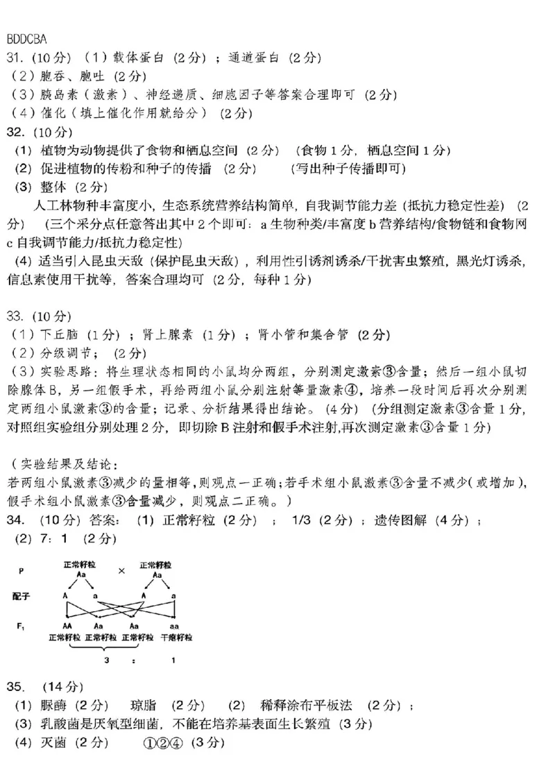 黑龙江省哈尔滨市第三中学校高三第一次高考模拟理综及答案_05高考化学_高考模拟题_新高考