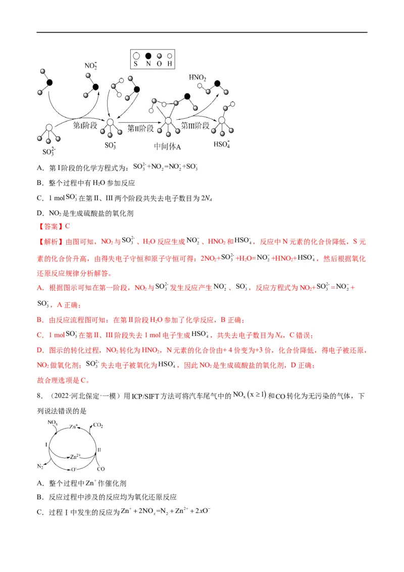 重难点04氧化还原反应的概念、规律与应用（解析版）_05高考化学_新高考复习资料_2023年新高考资料_专项复习_2023年高考化学热点&middot;重点&middot;难点专练（新高考专用）