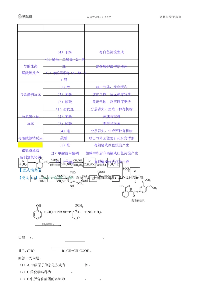 题型17有机推断与合成综合题（解析版）_05高考化学_2025年新高考资料_二轮复习_2025年高考化学二轮热点题型归纳与变式演练（新高考通用）340117718