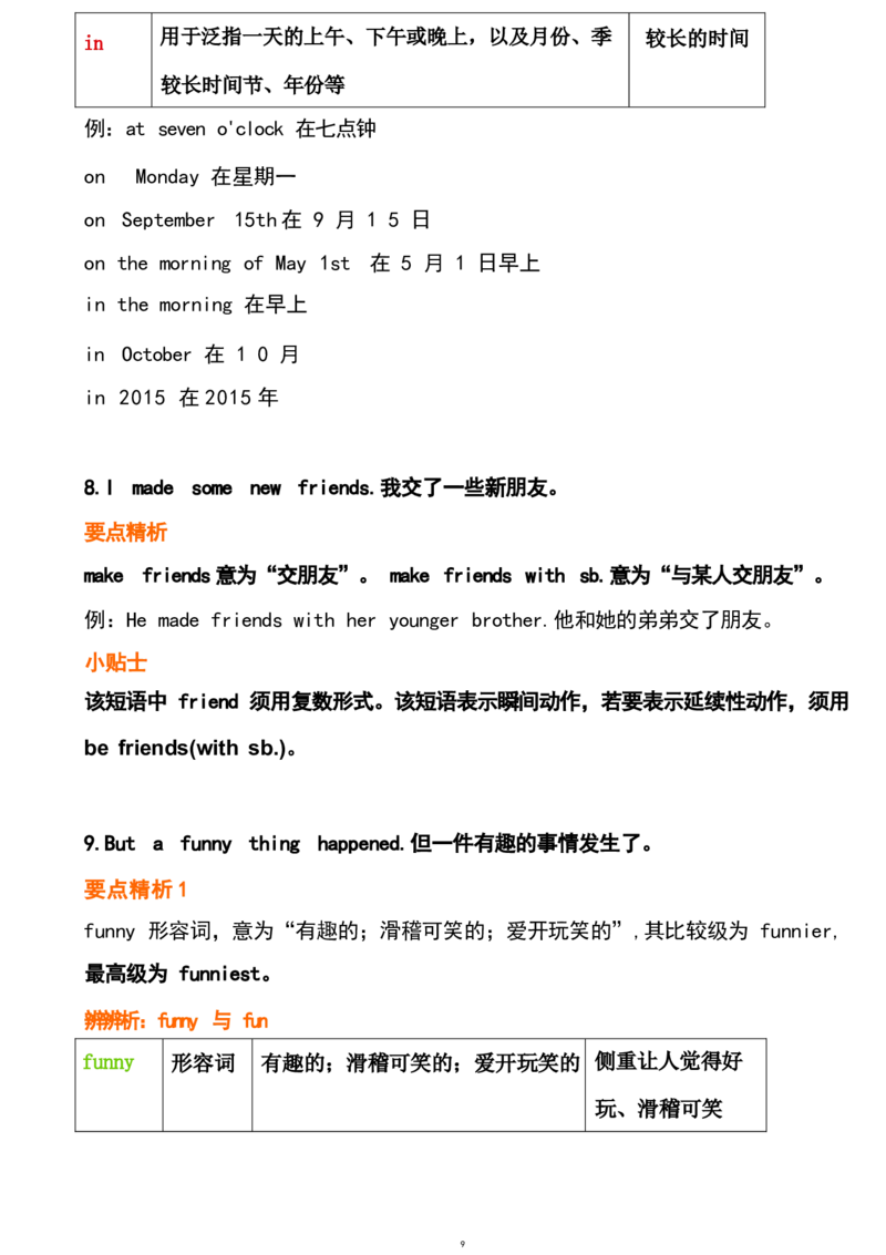 1_24秋《初中各科知识点梳理》_初中英语《知识梳理》7-9年级上下册_重点知识_人教版初中英语_下册_九下_UNIT10