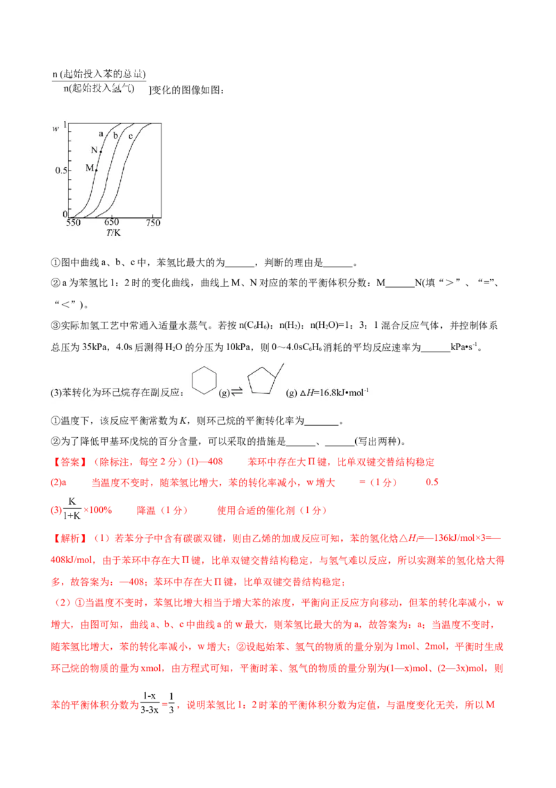 黄金卷03-赢在高考&middot;黄金8卷备战2024年高考化学模拟卷（湖北专用）（解析版）_05高考化学_2024年新高考资料_4.2024高考模拟预测试卷