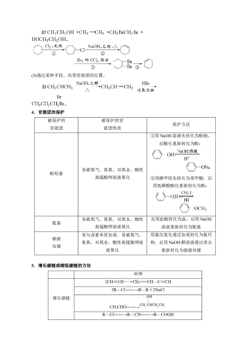 解密17有机合成与推断（讲义）-高频考点解密2022年高考化学二轮复习讲义+分层训练（全国通用）（原卷版）_05高考化学_通用版（老高考）复习资料_2023年复习资料_二轮复习