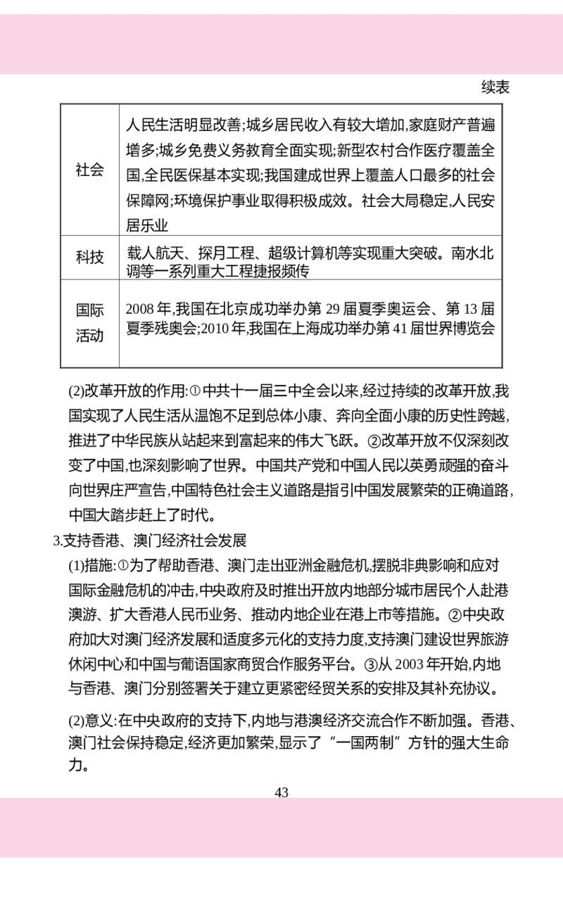 八年级下册历史核心知识背记手册2025-2026学年统编版八年级历史下册_新八下历史_00、更新资料3月23日_新版_第三套_知识清单