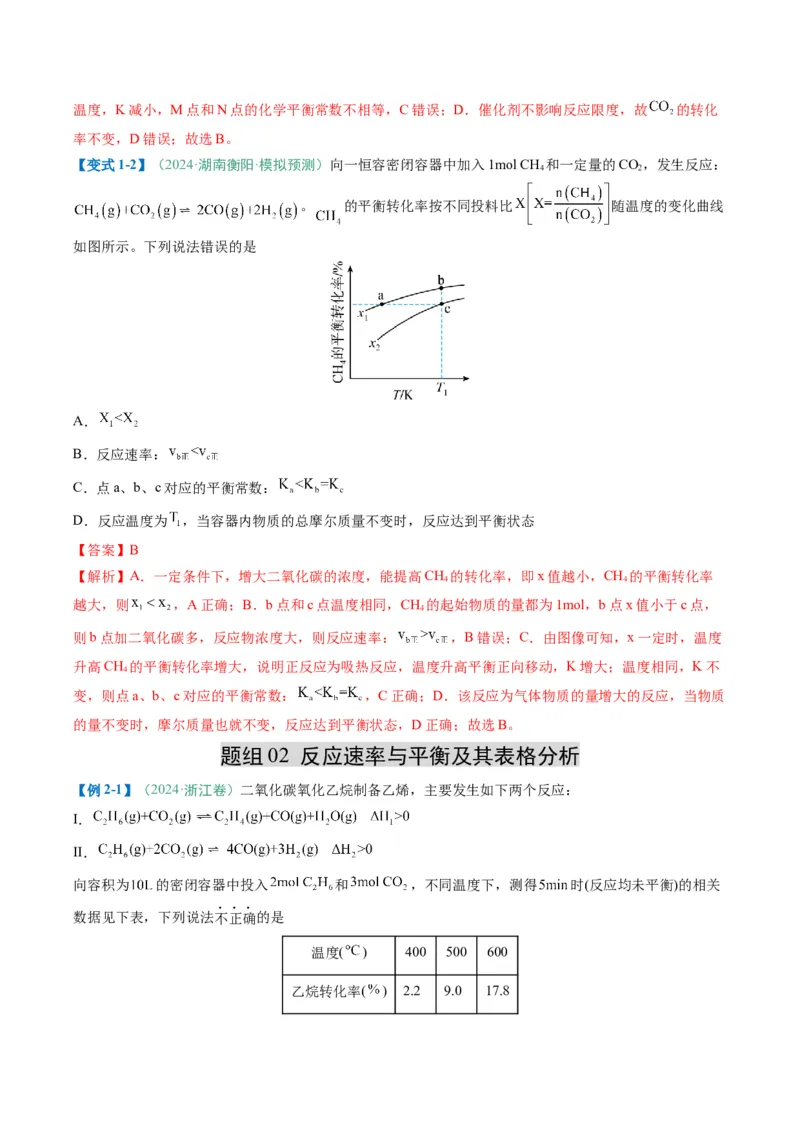 题型13化学反应速率与平衡（解析版）_05高考化学_2025年新高考资料_二轮复习_2025年高考化学二轮热点题型归纳与变式演练（新高考通用）340117718