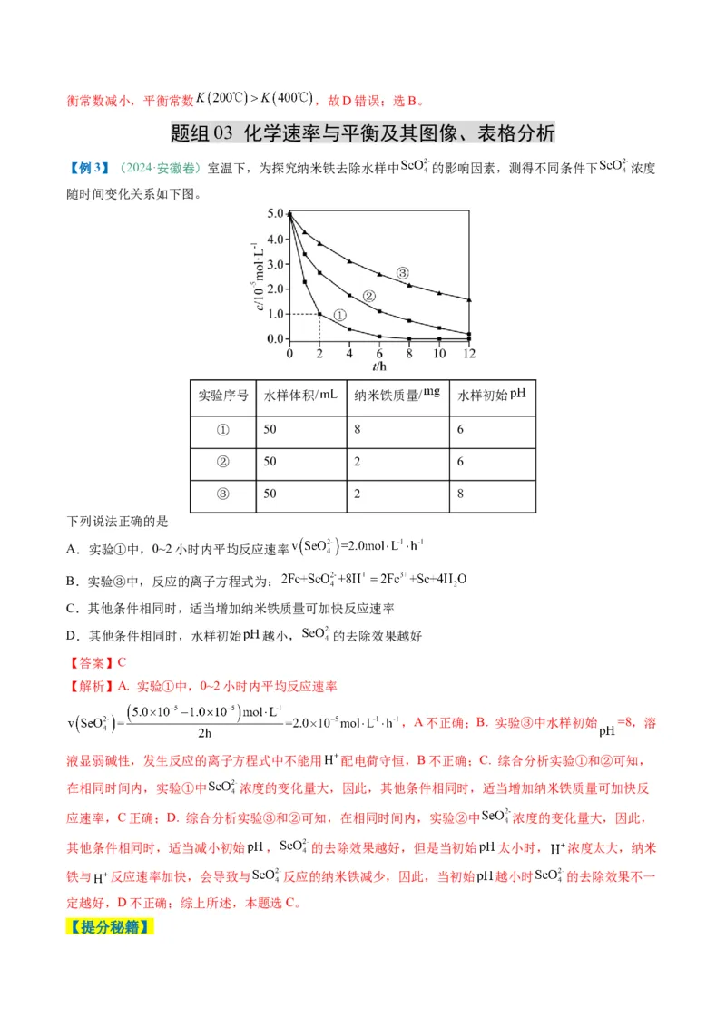 题型13化学反应速率与平衡（解析版）_05高考化学_2025年新高考资料_二轮复习_2025年高考化学二轮热点题型归纳与变式演练（新高考通用）340117718