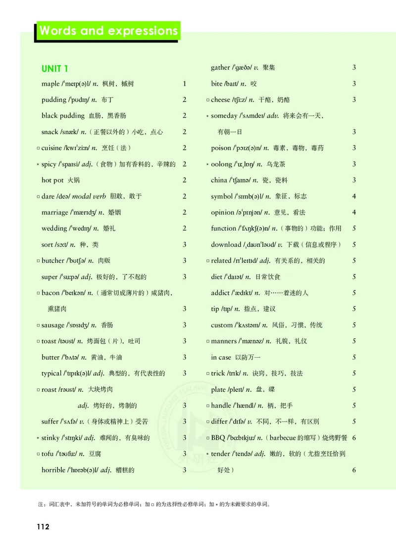 普通高中教科书&middot;英语必修第二册(1)_高中全套电子教材及答案。_01高中电子教材全套_英语_外研社版_高中年级_必修第二册