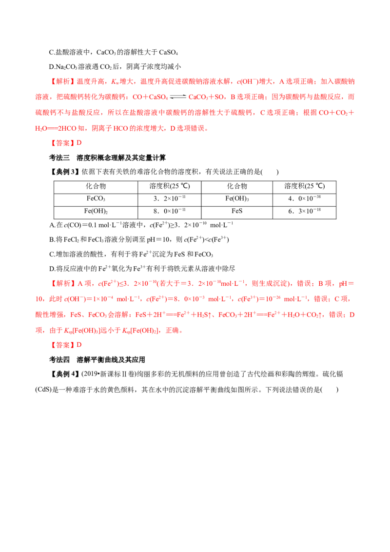 解密10水溶液中离子反应（讲义）-高频考点解密2021年高考化学二轮复习讲义+分层训练（浙江专版）_05高考化学_新高考复习资料_2021新高考资料