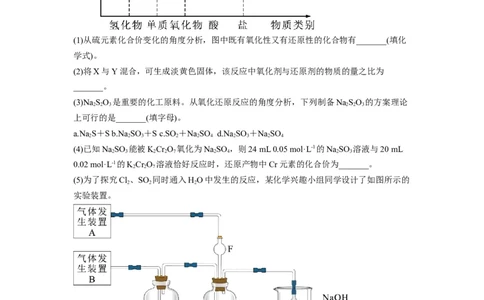 解密11非金属及其化合物（分层训练）（原卷版）_05高考化学_通用版（老高考）复习资料_2023年复习资料_二轮复习_高频考点解密2023年高考化学二轮复习讲义+分层训练（全国通用）