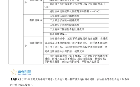 考点5有机合成及推断（核心考点精讲精练）-备战2024年高考化学一轮复习考点帮（新高考专用）（解析版）_05高考化学_新高考复习资料_2024年新高考资料_一轮复习资料_第9章有机化学基础