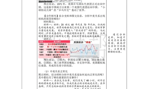 教学设计第7课《国防现代化起步和外交工作新突破》_新八下历史_00、上课课件PPT+教案更新中_第二单元_初中历史八下第7课《国防现代化起步和外交工作新突破》