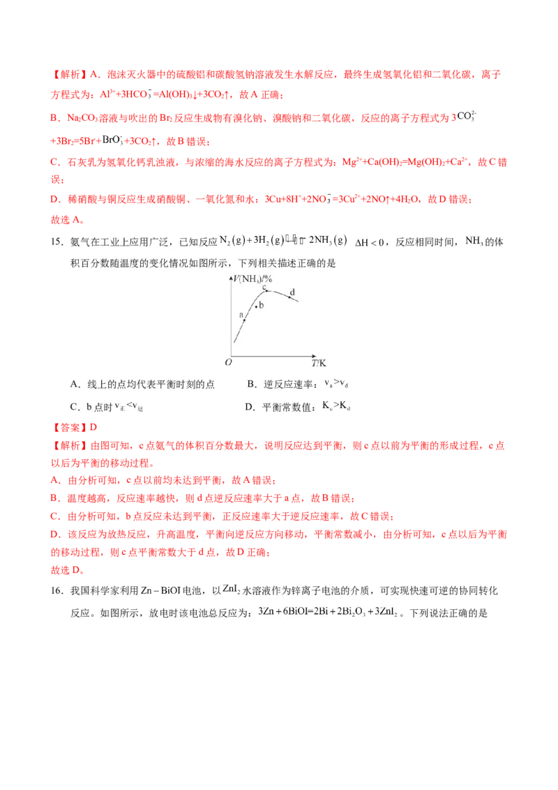 黄金卷04-赢在高考&middot;黄金8卷备战2024年高考化学模拟卷（广东专用）（解析版）_05高考化学_2024年新高考资料_4.2024高考模拟预测试卷