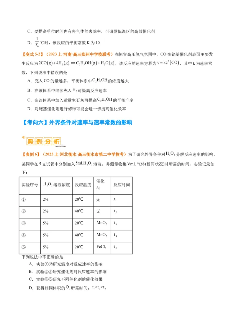 题型10反应微观机理分析速率方程及其应用（原卷版）_05高考化学_2024年新高考资料_2.2024二轮复习_2024年高考化学二轮热点题型归纳与变式演练（新高考通用）