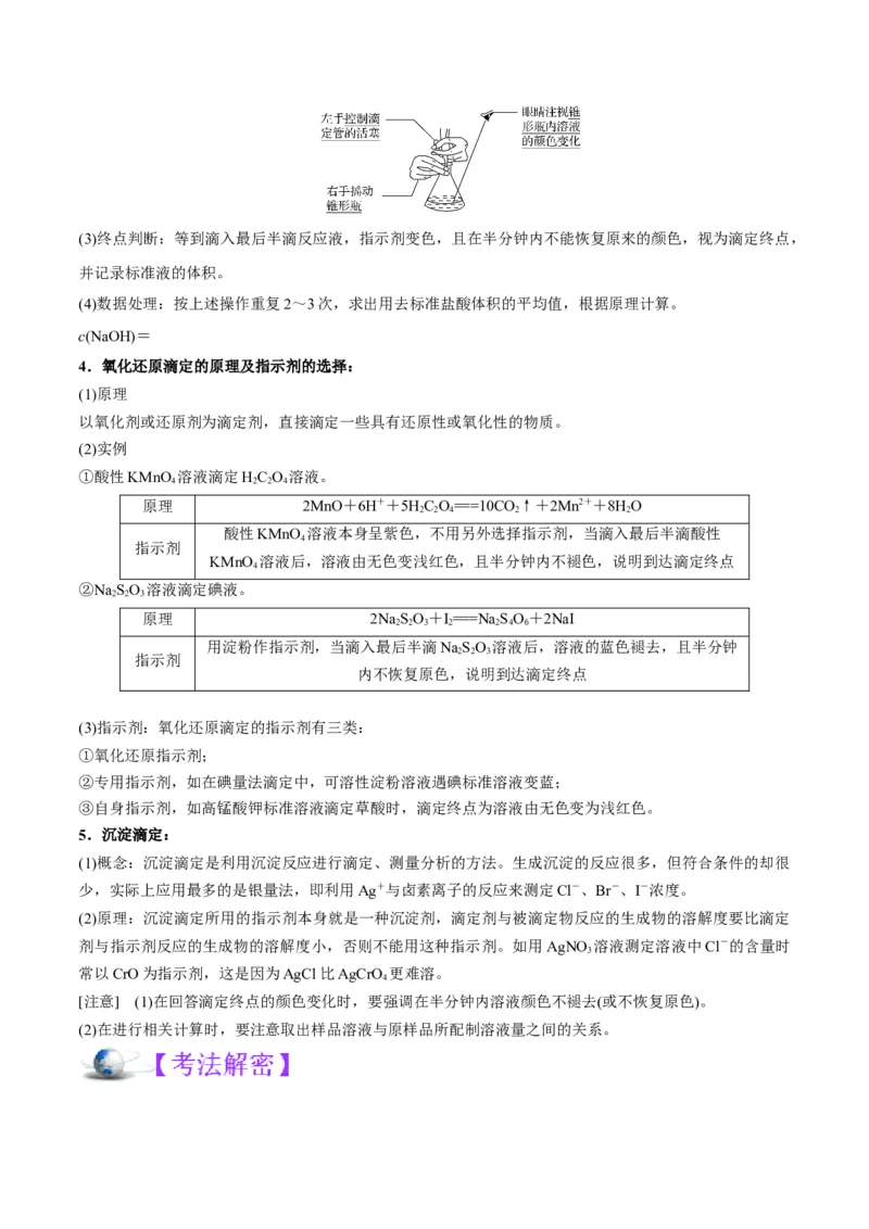 解密08水溶液中的离子平衡（讲义）-高频考点解密2022年高考化学二轮复习讲义+分层训练（全国通用）（原卷版）_05高考化学_通用版（老高考）复习资料_2023年复习资料_二轮复习