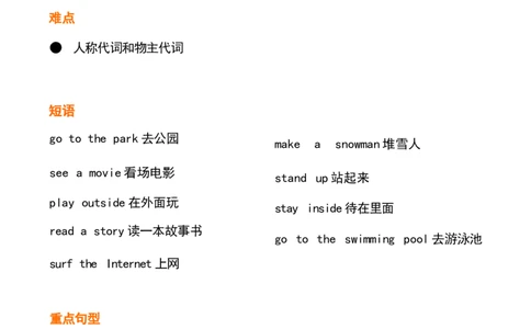 1_《小学各科知识点》_小学英语《知识梳理》3-6年级上下册_下册_开心版小学英语3-6年级下册_四下_unit8