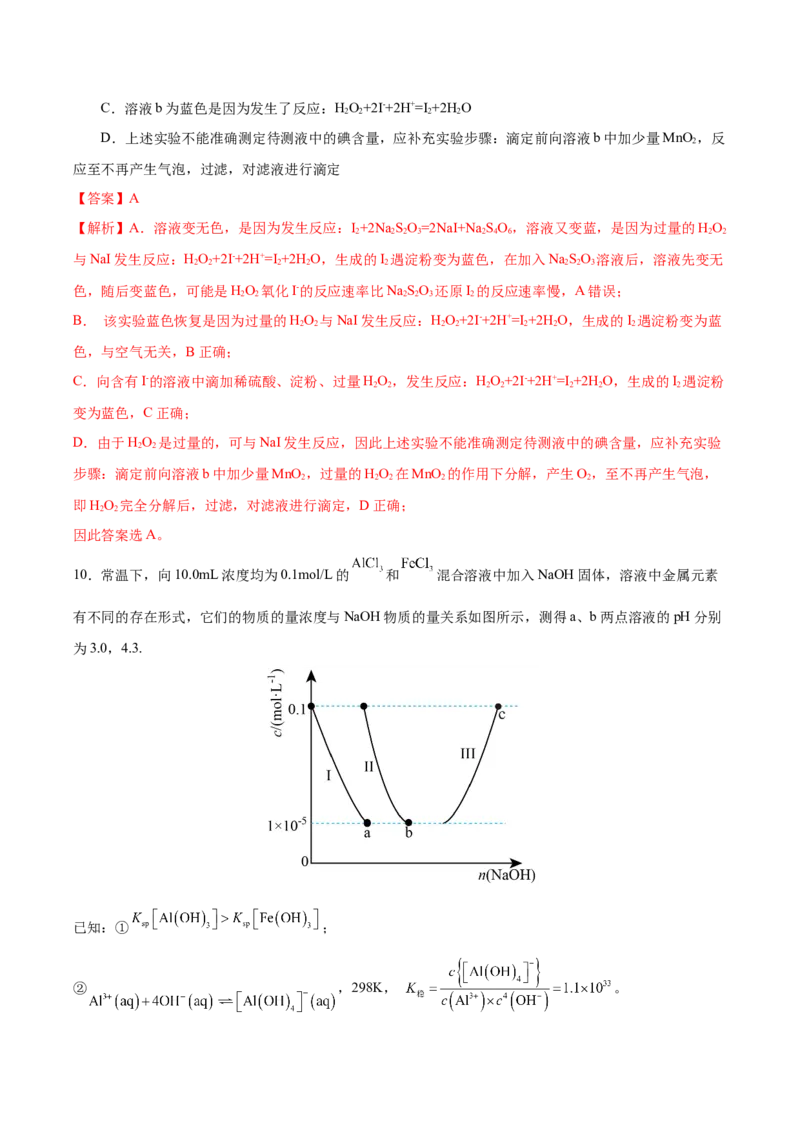黄金卷02-赢在高考&middot;黄金8卷备战2024年高考化学模拟卷（福建专用）（解析版）_05高考化学_2024年新高考资料_4.2024高考模拟预测试卷