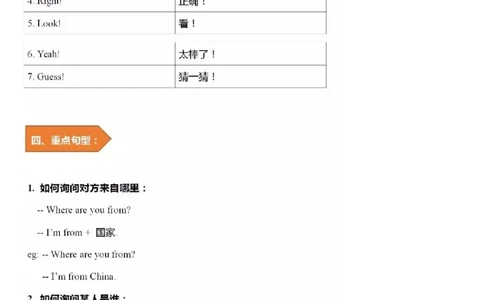 人教精通版小学英语四年级上册知识点_《小学各科知识点》_小学英语《知识梳理》3-6年级上下册_上册_人教精通版小学英语3-6年级上册