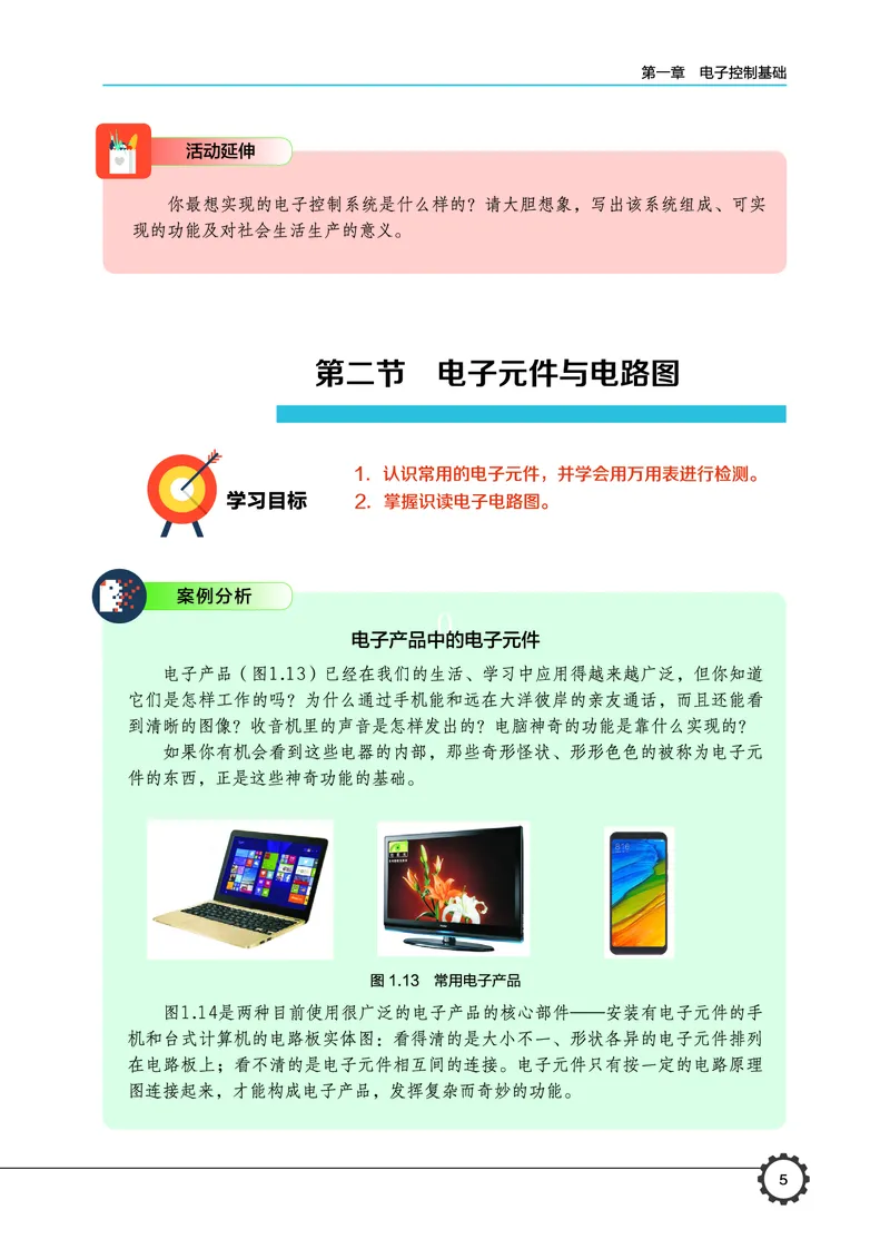普通高中教科书&middot;通用技术选择性必修1电子控制技术_高中全套电子教材及答案。_01高中电子教材全套_通用技术_豫科版_高中年级_选择性必修1电子控制技术