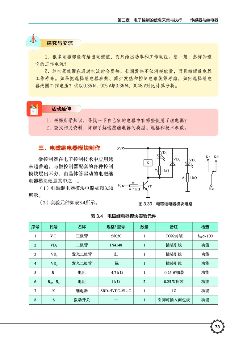 普通高中教科书&middot;通用技术选择性必修1电子控制技术_高中全套电子教材及答案。_01高中电子教材全套_通用技术_豫科版_高中年级_选择性必修1电子控制技术