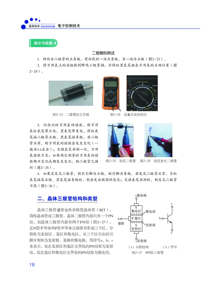普通高中教科书&middot;通用技术选择性必修1电子控制技术_高中全套电子教材及答案。_01高中电子教材全套_通用技术_粤教粤科版_高中年级_选择性必修1电子控制技术