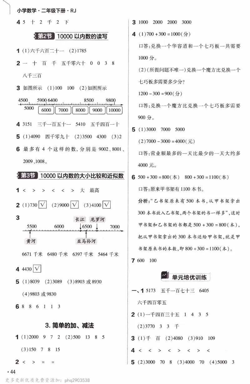 26春《练习帮》人教数学二下_26春人教版数学三下_09、练习题+试卷合集_-26春《教材帮》_26春《教材帮》人教数学2下