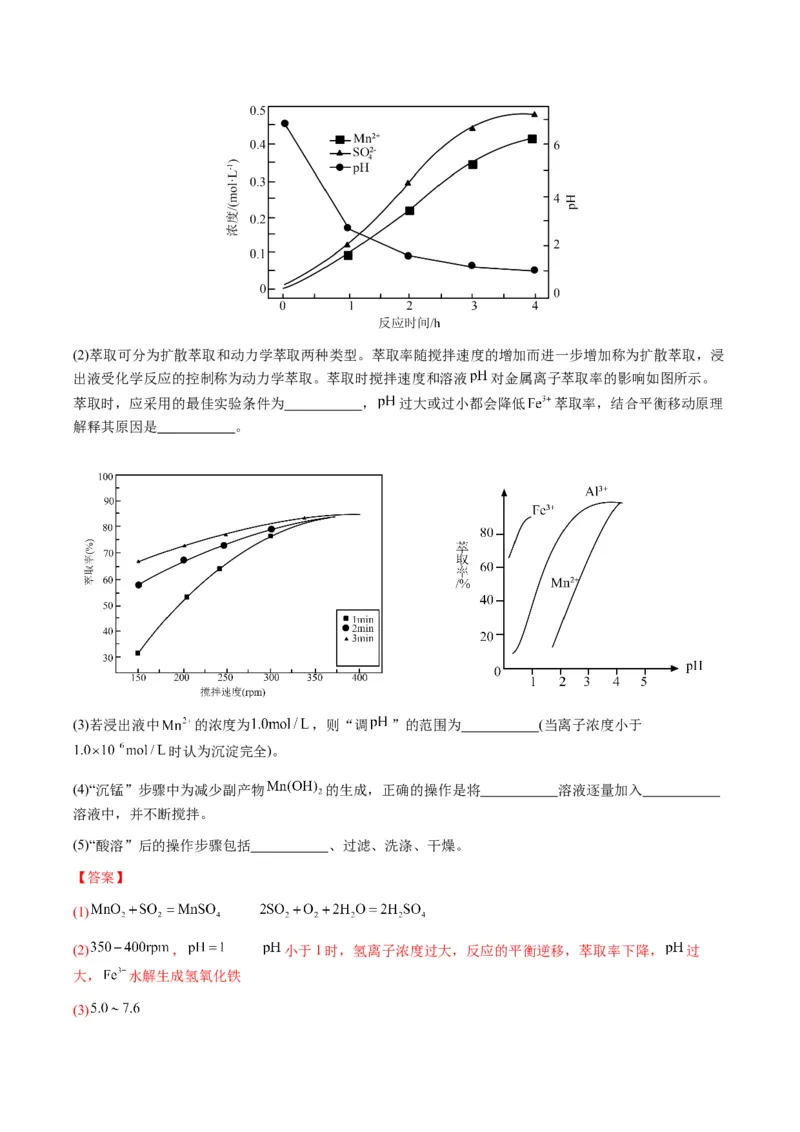 重难点16化学工艺流程综合题-2024年高考化学热点&middot;重点&middot;难点专练（新高考专用）（解析版）_05高考化学_2024年新高考资料_3.2024专项复习