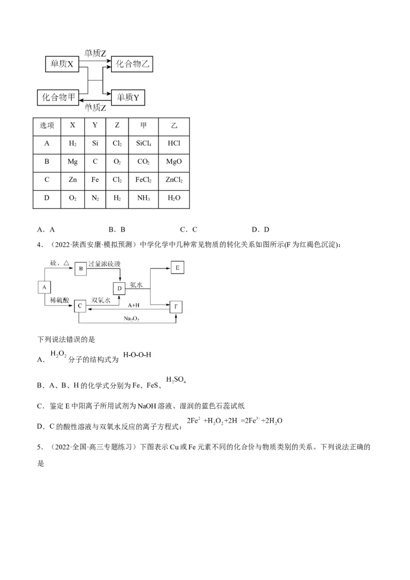 解密10金属及其化合物（讲义）-高频考点解密2022年高考化学二轮复习讲义+分层训练（全国通用）（原卷版）_05高考化学_通用版（老高考）复习资料_2023年复习资料_二轮复习