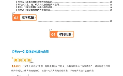 题型05物质的性质与应用（解析版）_05高考化学_2024年新高考资料_2.2024二轮复习_2024年高考化学二轮热点题型归纳与变式演练（新高考通用）