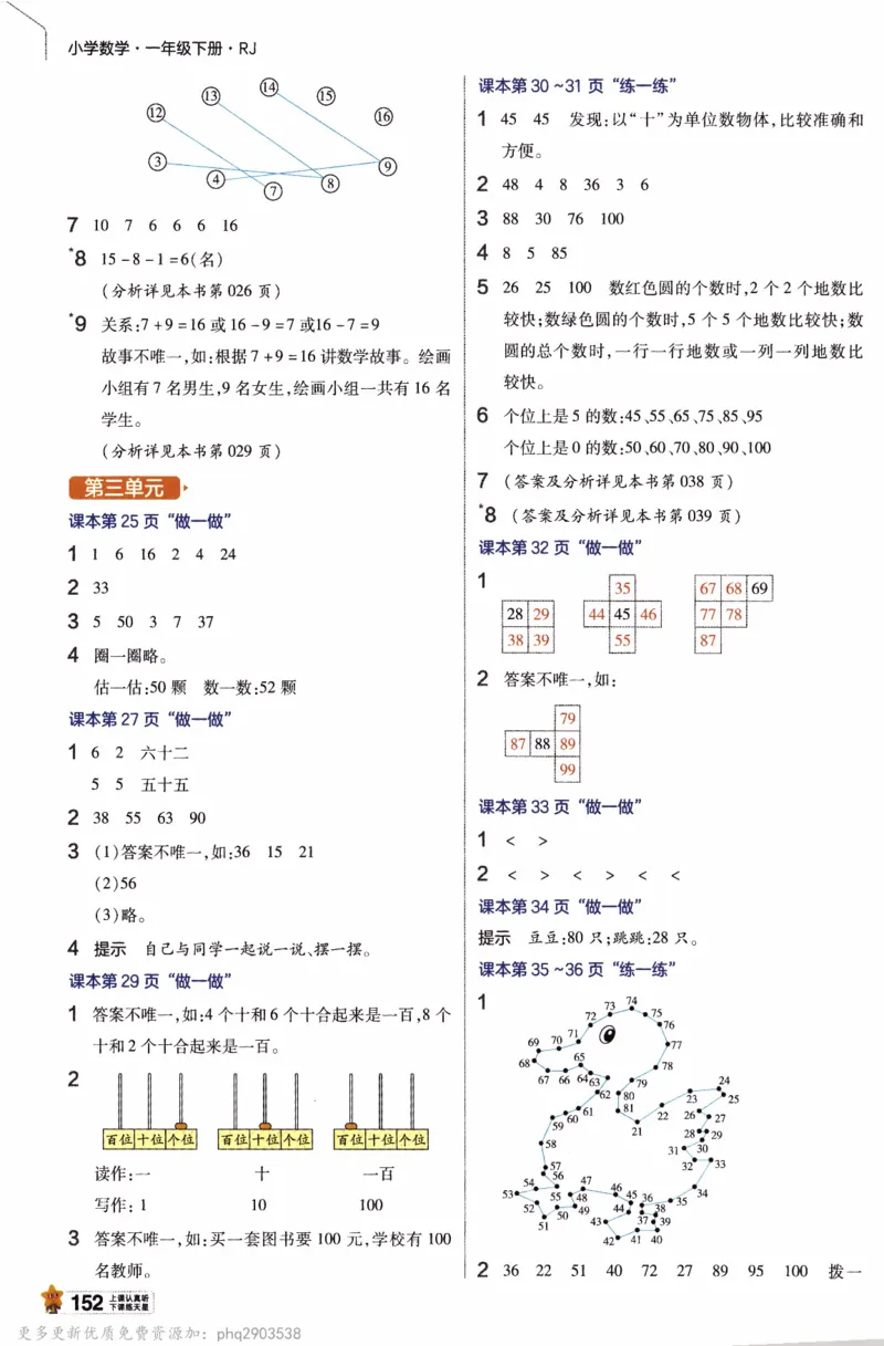 26春《教材帮》人教数学一下_26春人教版数学三下_09、练习题+试卷合集_-26春《教材帮》_26春《教材帮》人教数学1下