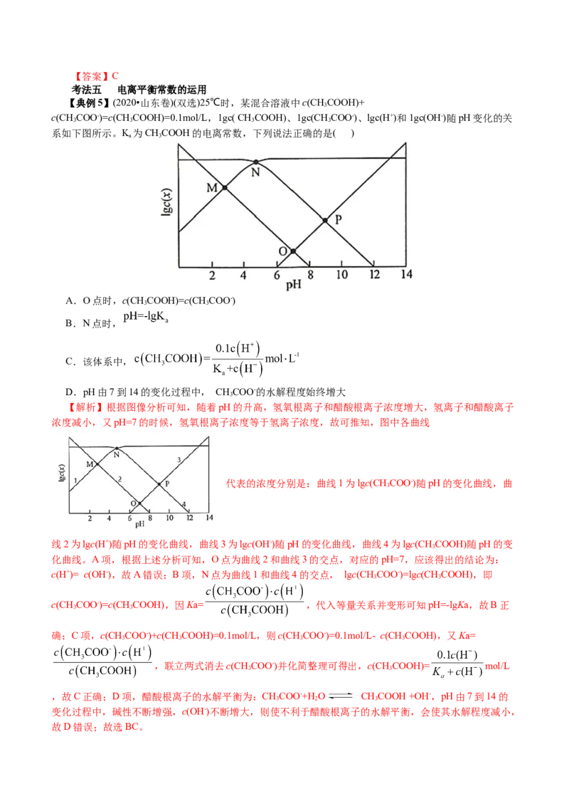 解密10水溶液中离子反应(讲义)-高频考点解密2021年高考化学二轮复习讲义+分层训练_05高考化学_新高考复习资料_2021新高考资料