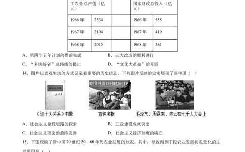 八年级历史下学期3月学情自测卷02（考试版A4）（统编版）_新八下历史_00、更新资料3月23日_新版_第二套-小_04.历史8下-试题_3月学情自测卷_八年级历史下学期3月学情自测卷02（统编版）
