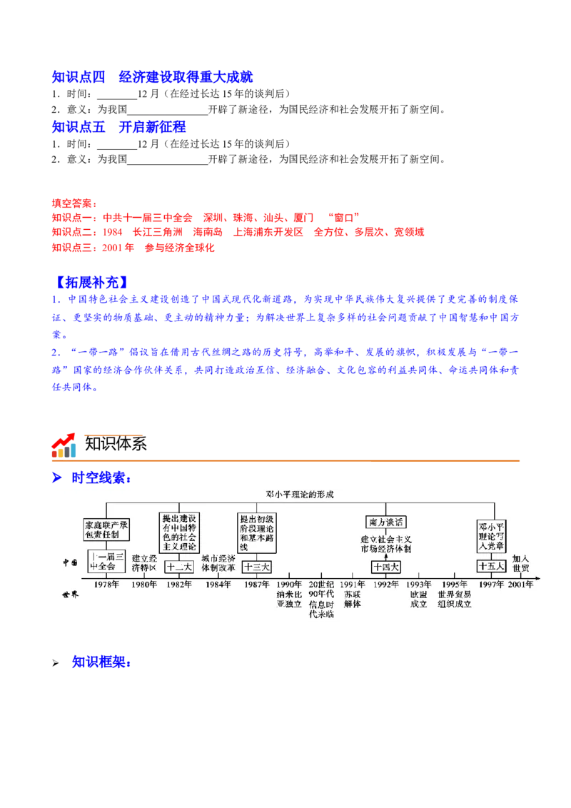 第11课+为实现中国梦而努力奋斗（学案）-（统编版）_新八下历史_00、更新资料3月23日_第二套(4)_同步讲义-U15_2024版_学案