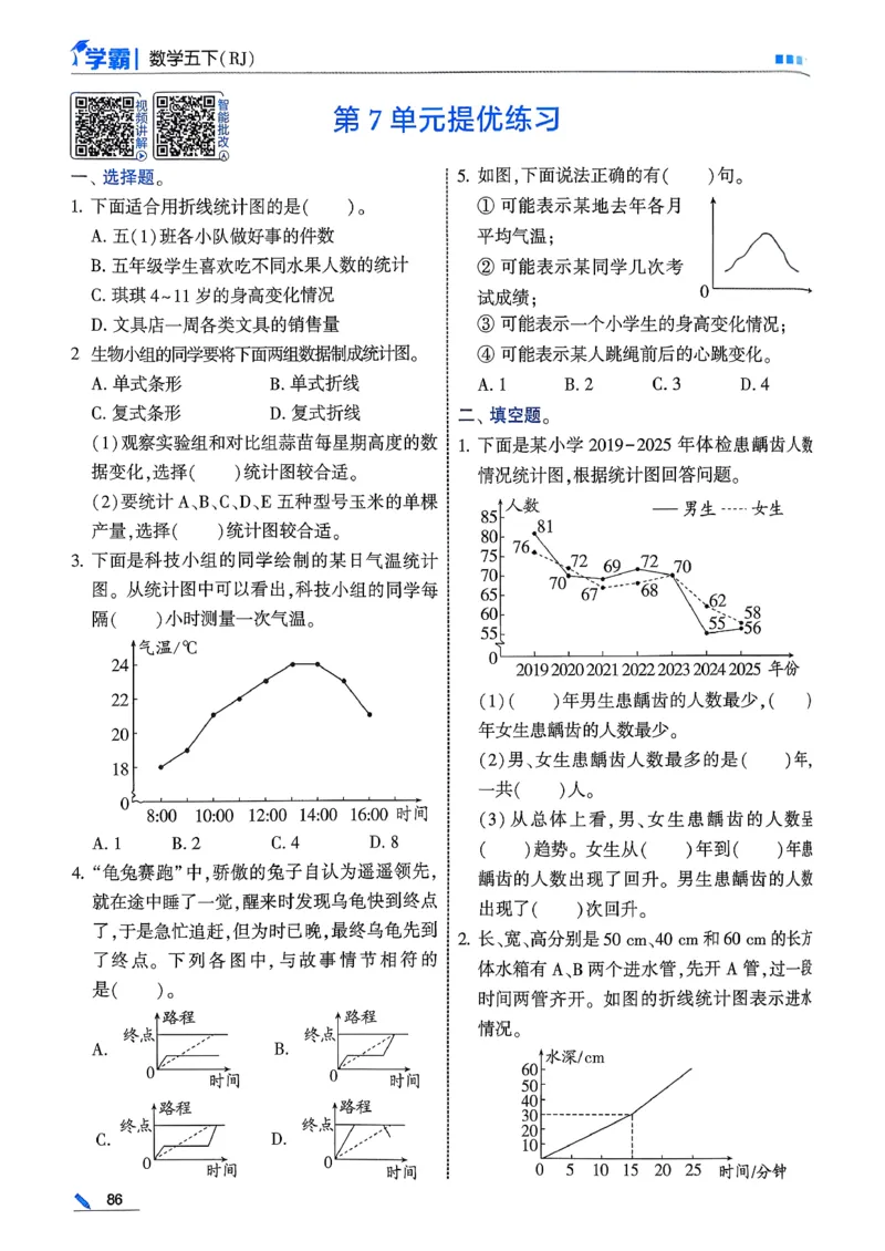 26春五下五星学霸数学人教_26春人教版数学三下_09、练习题+试卷合集_-26春《五星学霸》_26春《五星学霸》数学RJ5下