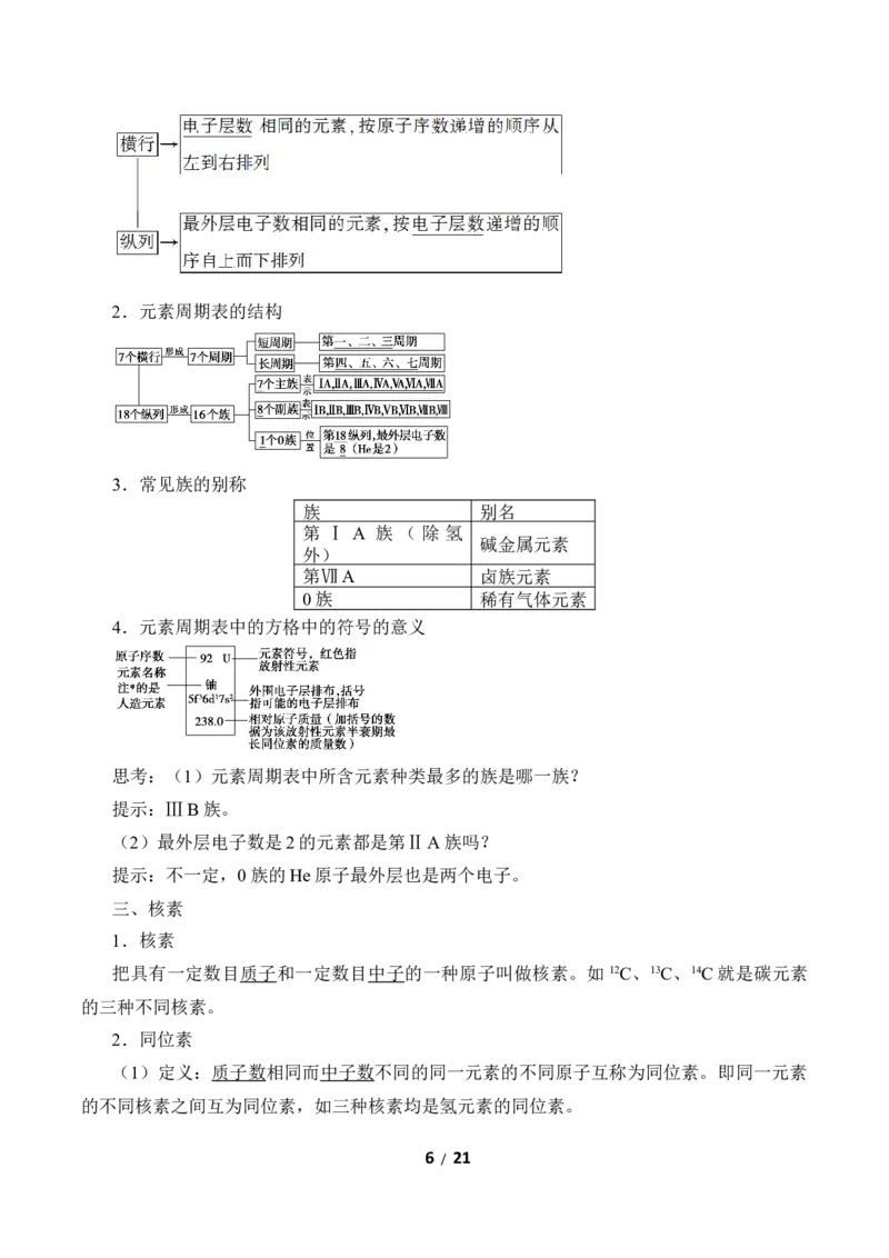 (学案)原子结构与元素周期表_化学课件_高中化学第一册_第四章物质结构元素周期律