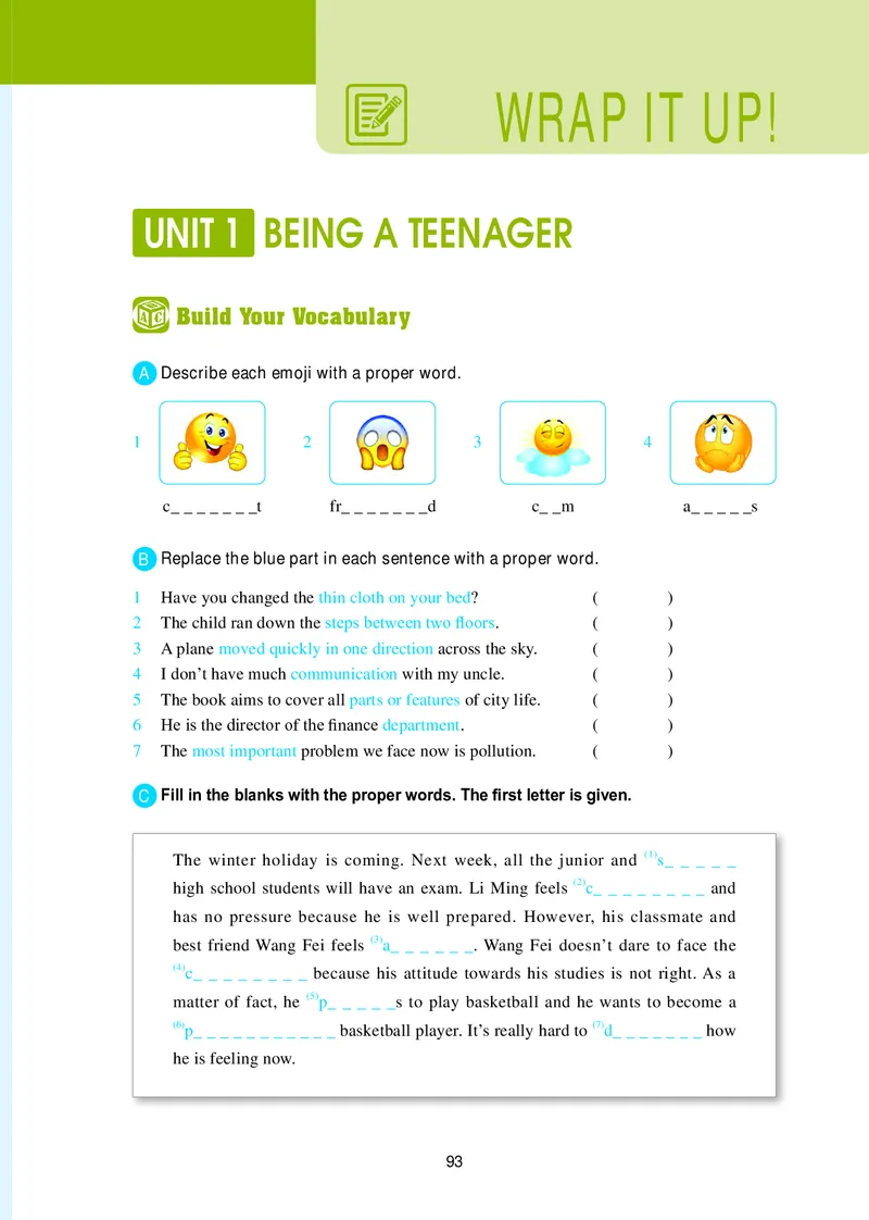 普通高中教科书&middot;英语必修第一册_高中全套电子教材及答案。_01高中电子教材全套_英语_冀教版_高中年级_必修第一册
