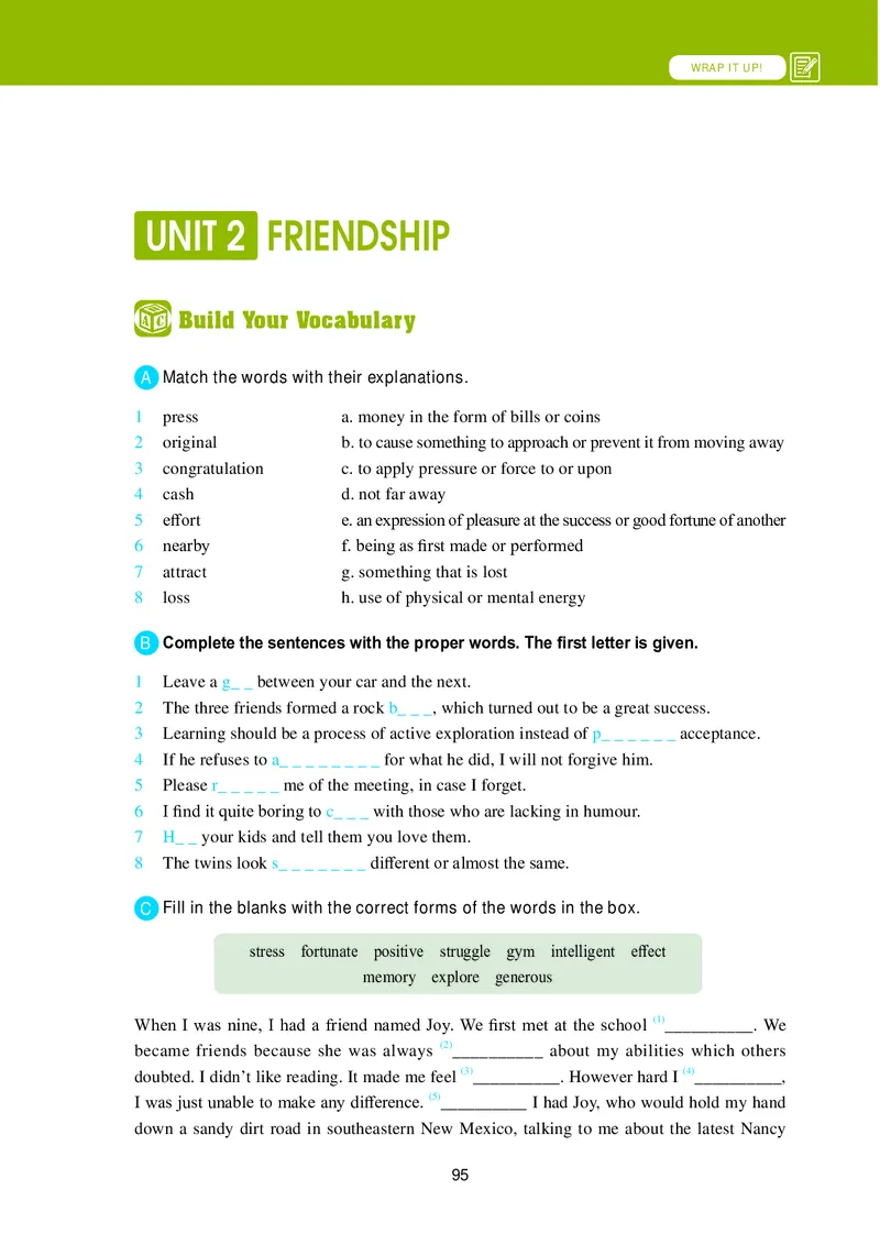 普通高中教科书&middot;英语必修第一册_高中全套电子教材及答案。_01高中电子教材全套_英语_冀教版_高中年级_必修第一册
